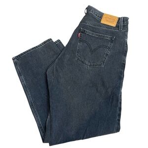 Levi Premium Women’s Dad Jean In Faded Black Size 31